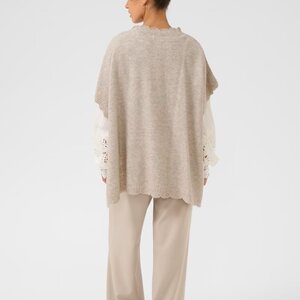 Cream Manuella Poncho