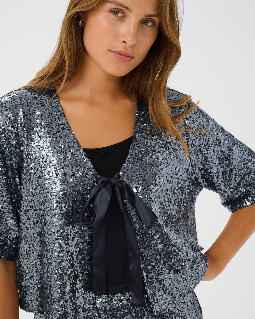 Kaffe Lau Sequin Cardigan