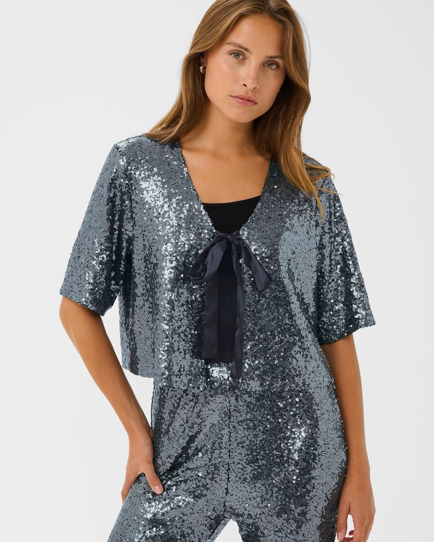 Kaffe Lau Sequin Cardigan