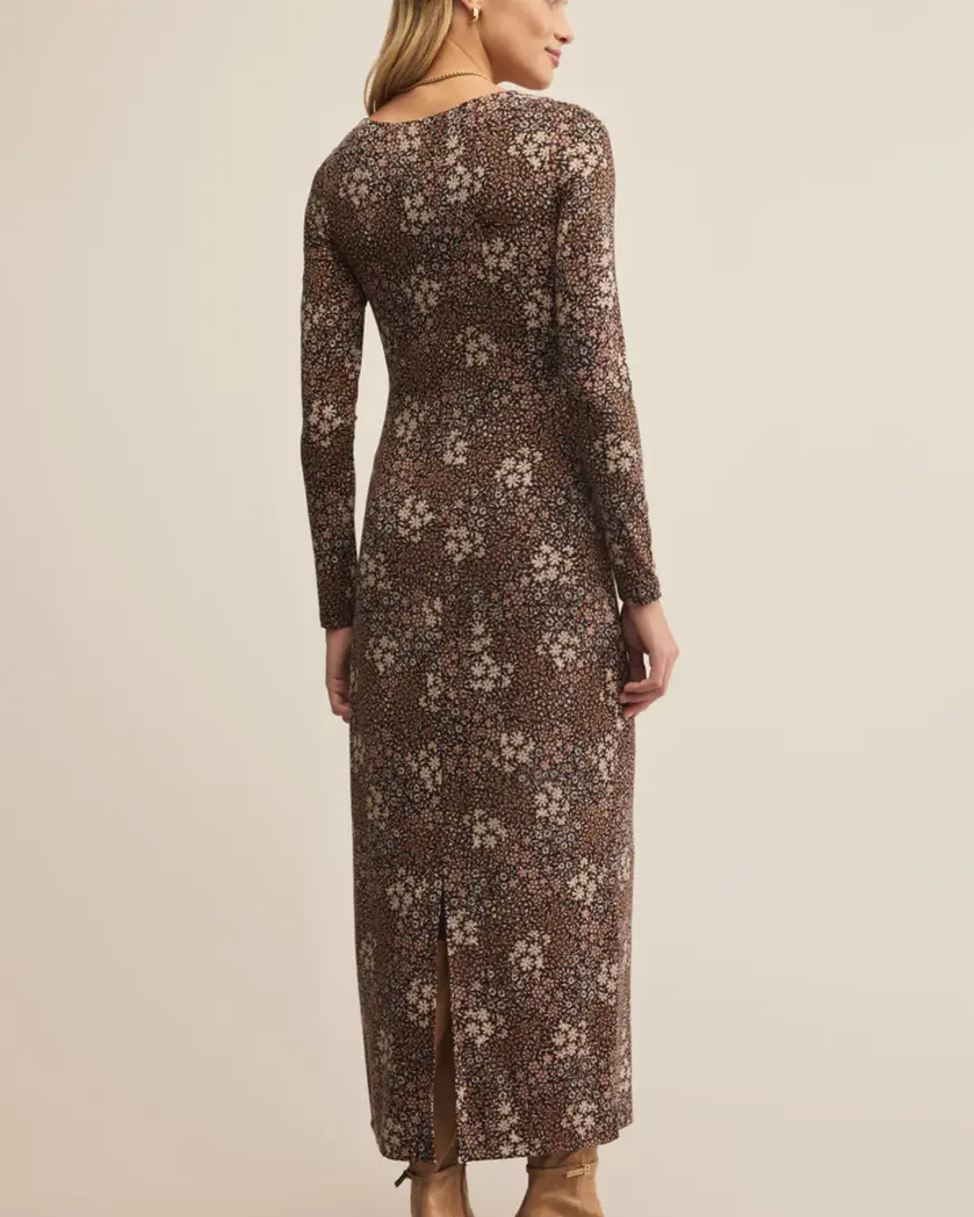 Z-Supply Exhale Sable Floral Midi