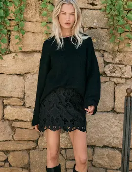 Z-Supply Siren Lace Mini Skirt