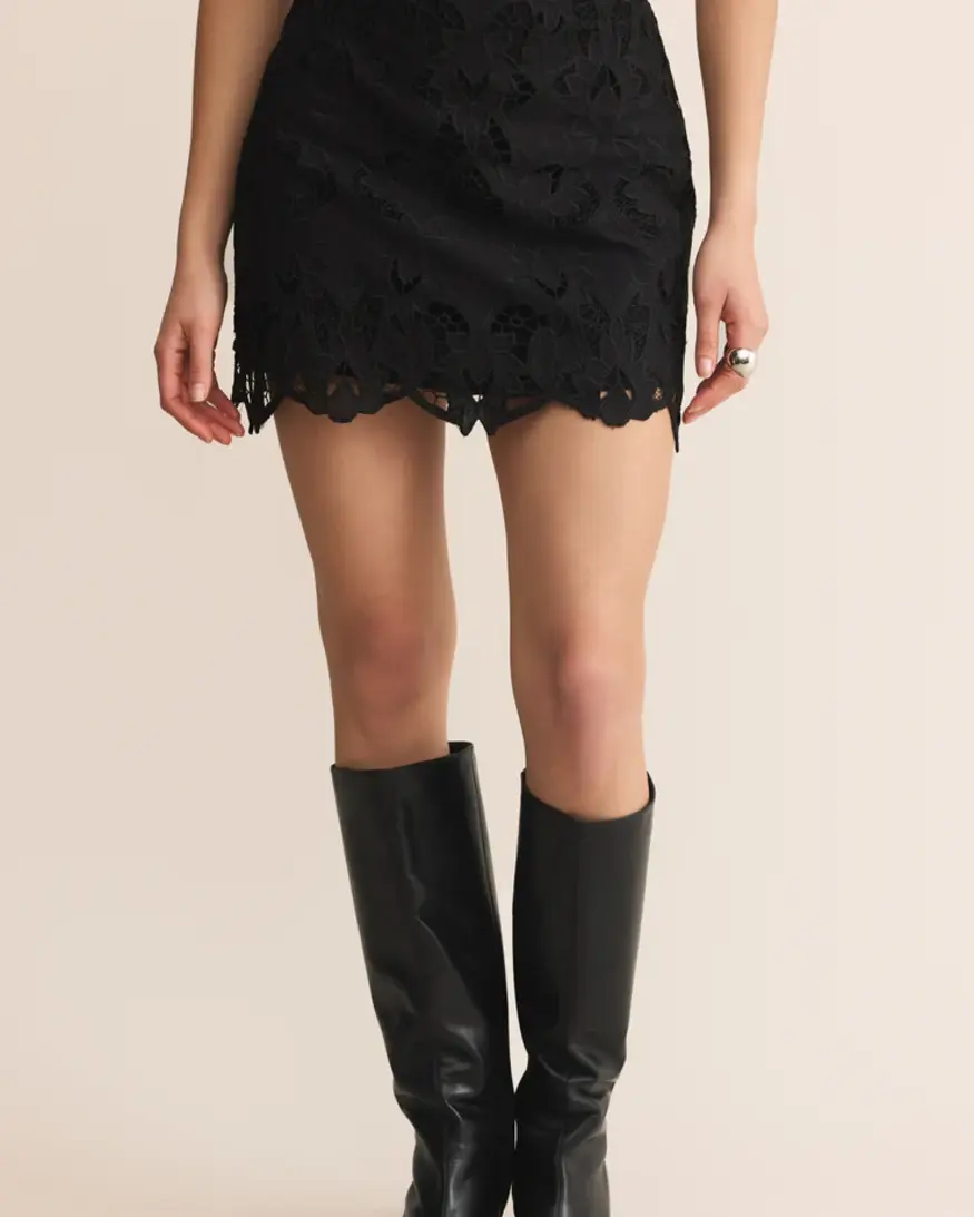 Z-Supply Siren Lace Mini Skirt