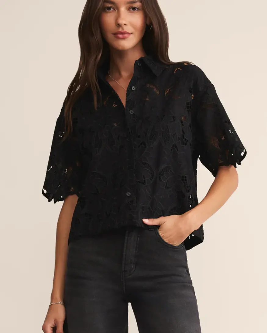 Z-Supply Midnight Lace Top