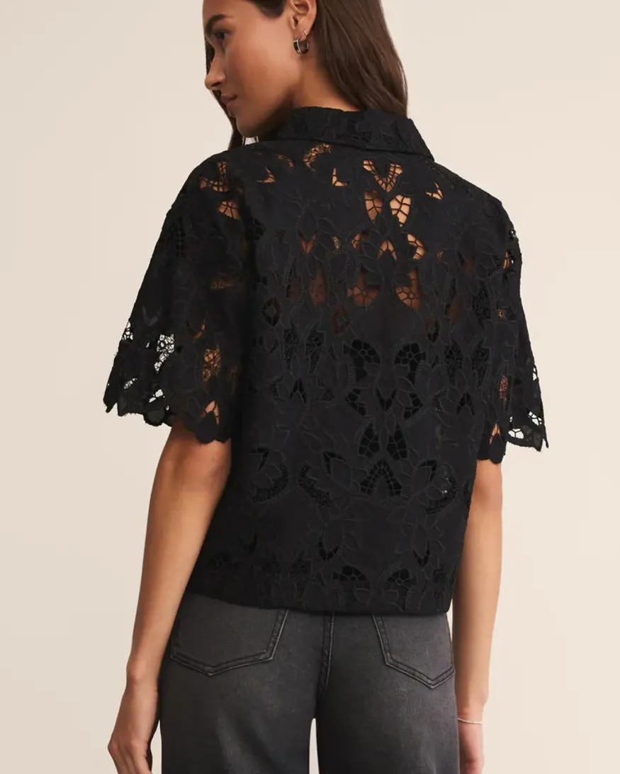 Z-Supply Midnight Lace Top