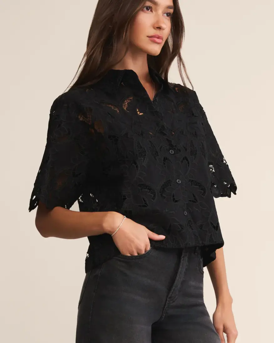 Z-Supply Midnight Lace Top
