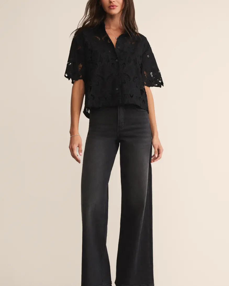 Z-Supply Midnight Lace Top