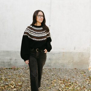 Brunette The Label New Fair Isle Sweater Brunette The Label New Fair Isle Sweater