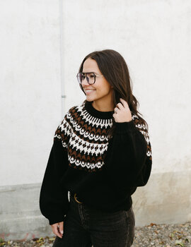 Brunette The Label New Fair Isle Sweater
