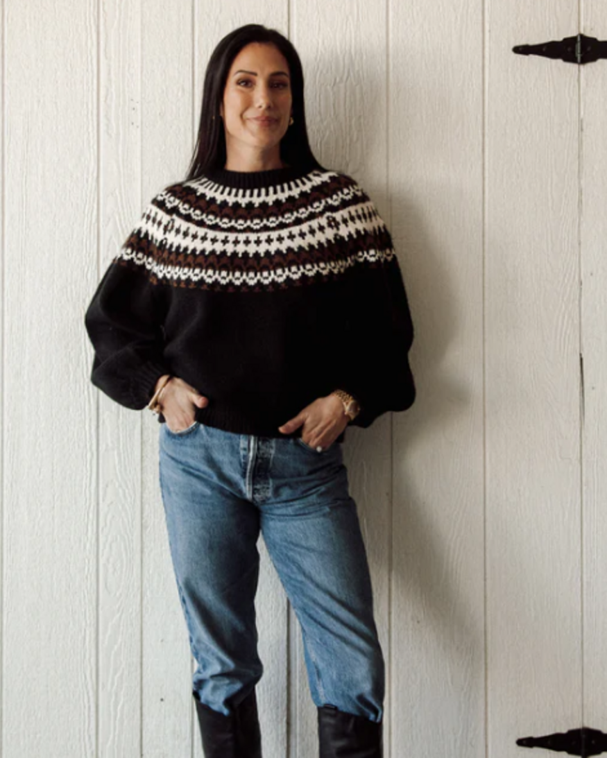 Brunette The Label New Fair Isle Sweater