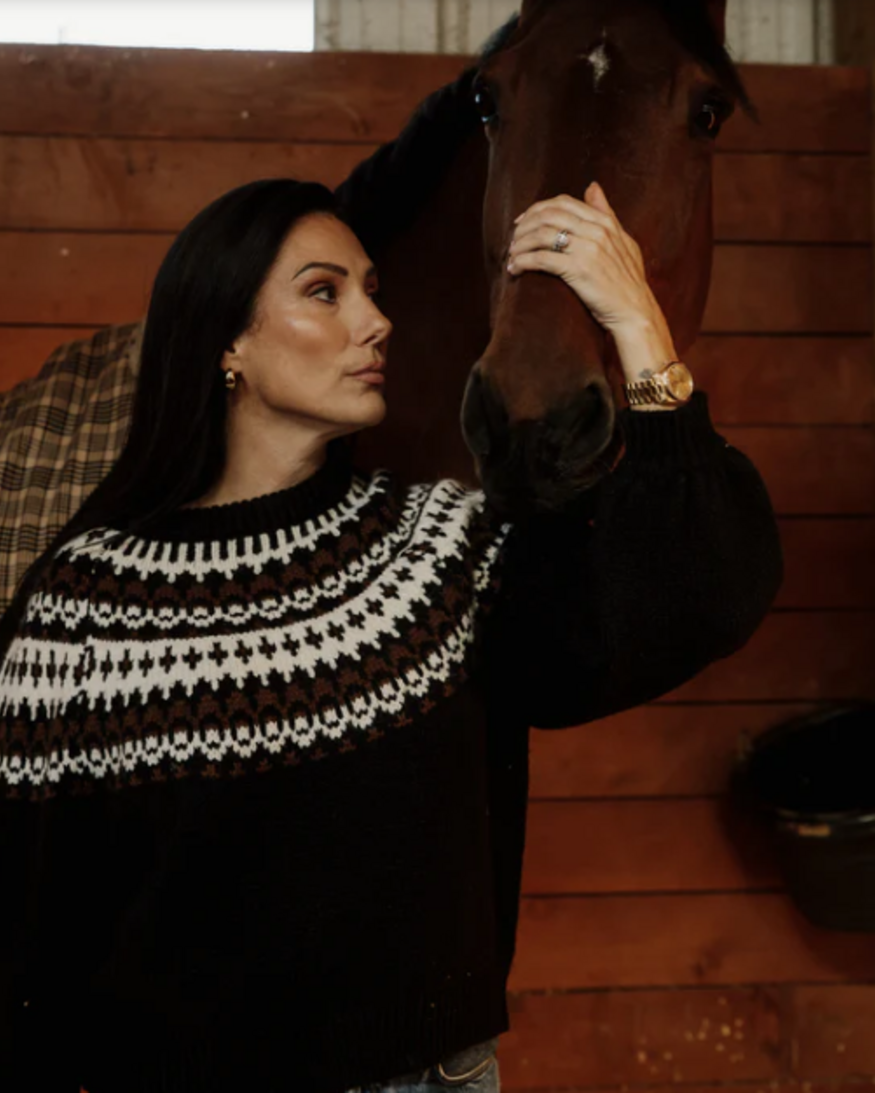 Brunette The Label New Fair Isle Sweater