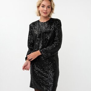 Esqualo Wilone Sequin Bow Blazer