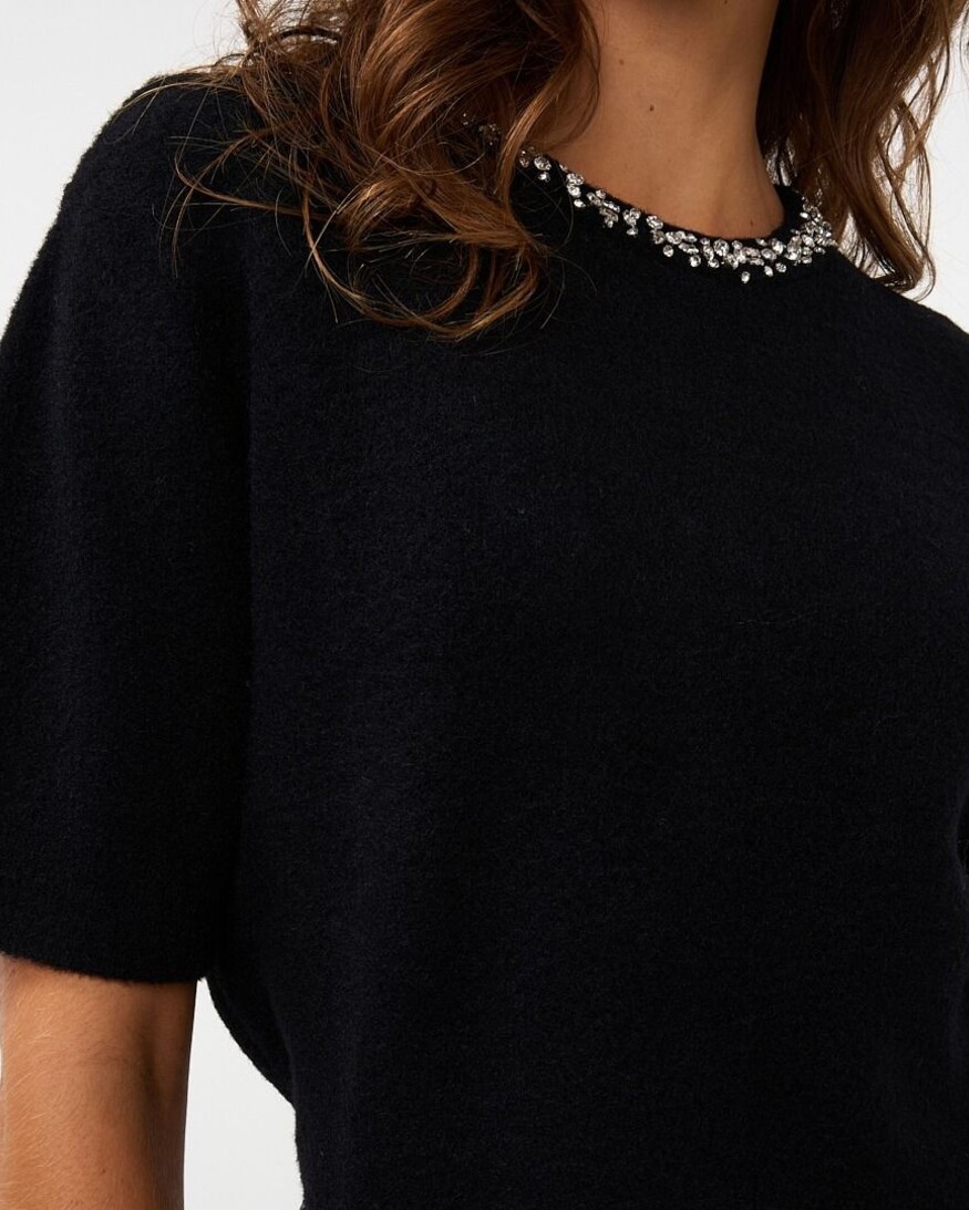 Esqualo Whitley Fancy Neck Knit