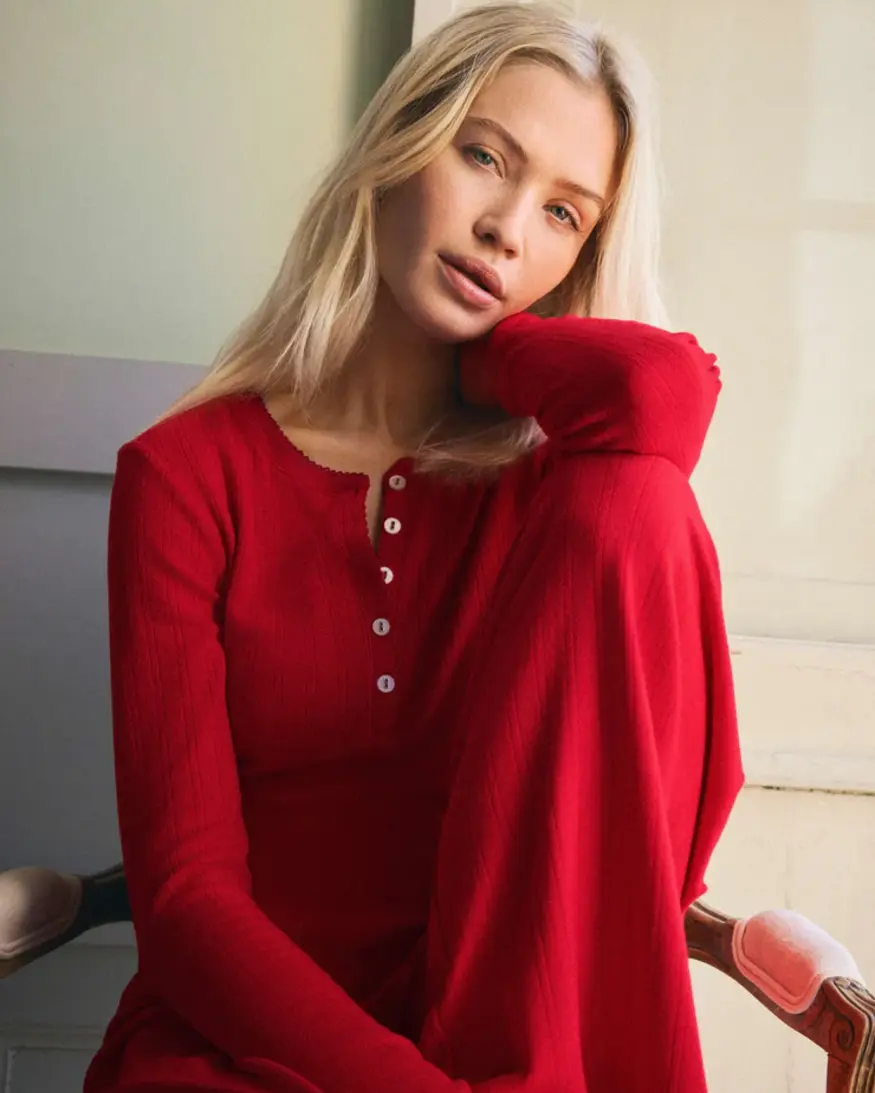 Z-Supply Holly Pointelle LS Top