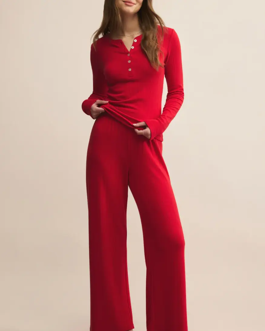 Z-Supply Holly Pointelle LS Top