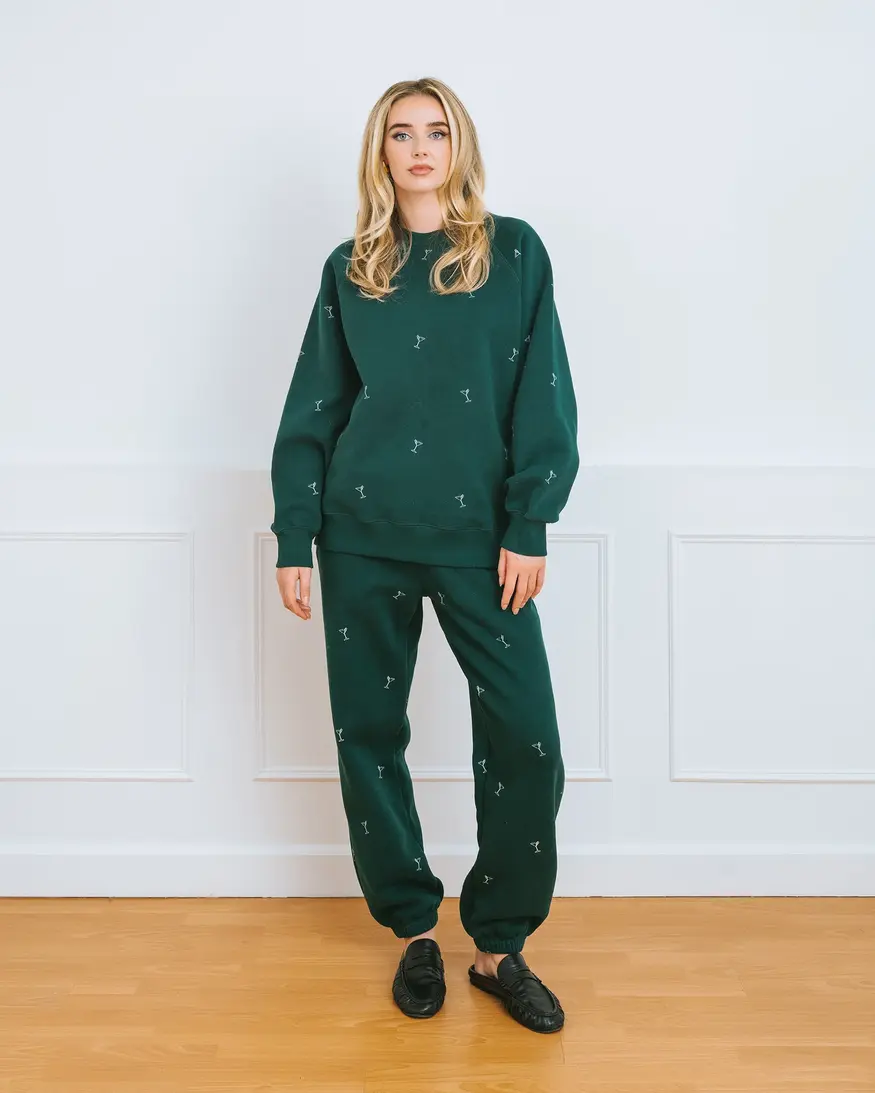 Brunette The Label All Over Martini Crew