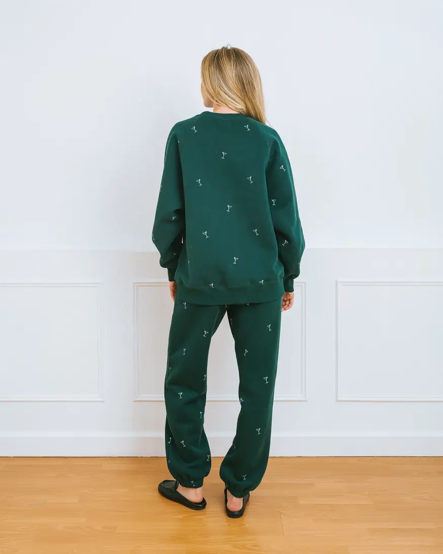 Brunette The Label All Over Martini Crew