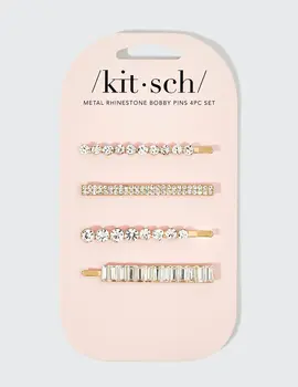 Metal Rhinestones Assorted Bobby Pins