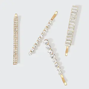 KITSCH Metal Rhinestones Assorted Bobby Pins