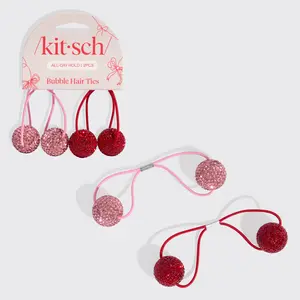 KITSCH Holiday Bubble Hair Ties