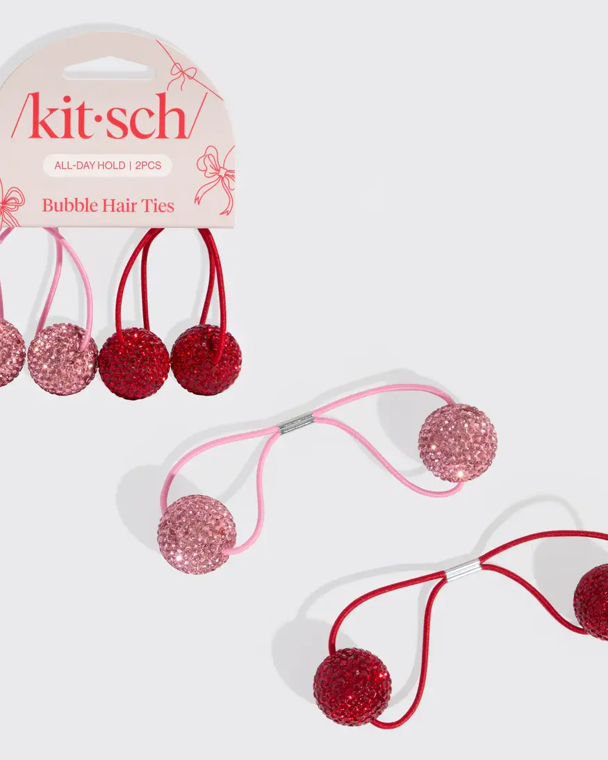Holiday Bubble Hair Ties