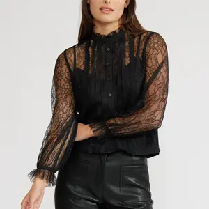 Lucy Paris Lizette LS Lace Top