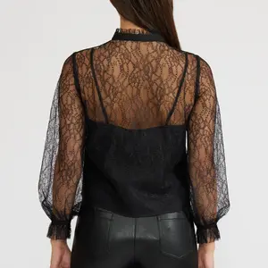 Lucy Paris Lizette LS Lace Top