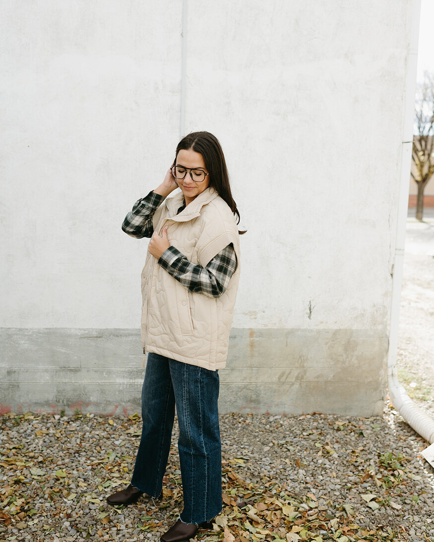 Rino & Pelle Caitlin Quilted Cape