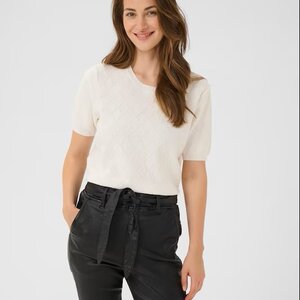 Cream Hanis Knit Pullover