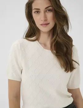 Cream Hanis Knit Pullover