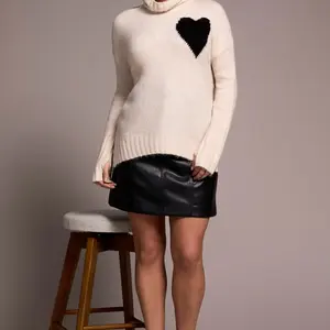 Tribal Siri Heart Detail Sweater