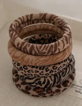 Animal Print Seamless Hair Tie (5)