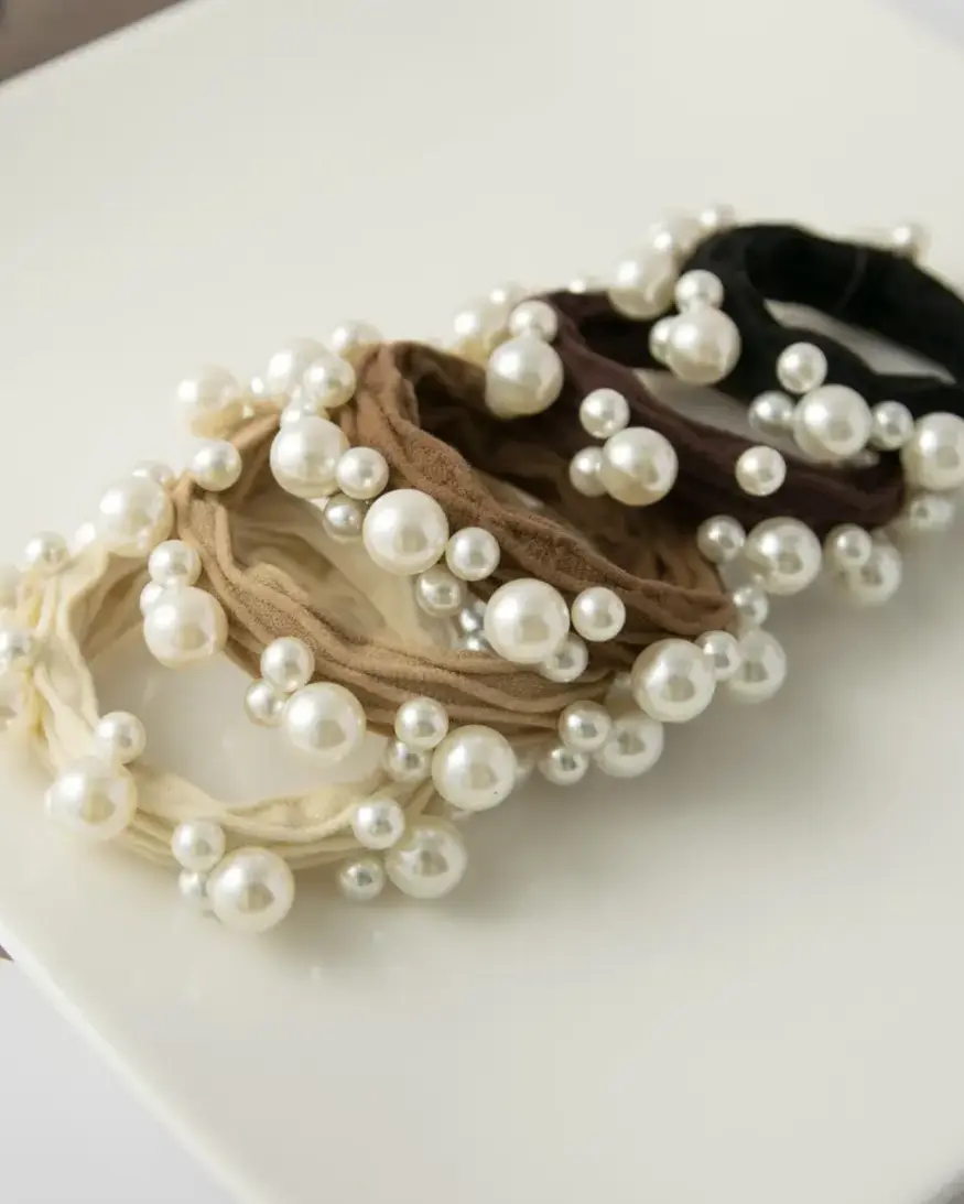 Pearl Hair Tie Set (5)