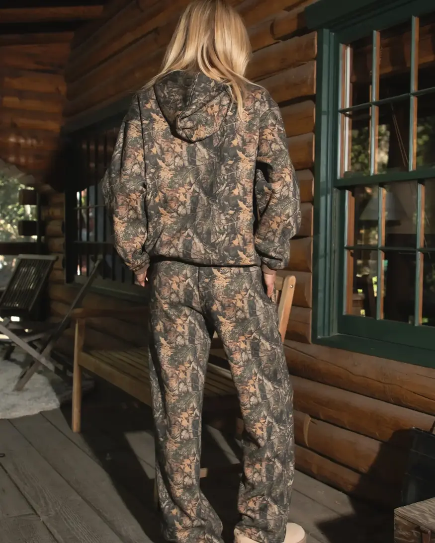 Woodland Camo Wide Leg