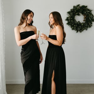 Lulus Surrey Velvet Striped Midi