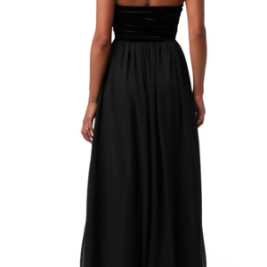 Lulus Briar Velvet Strapless Dress