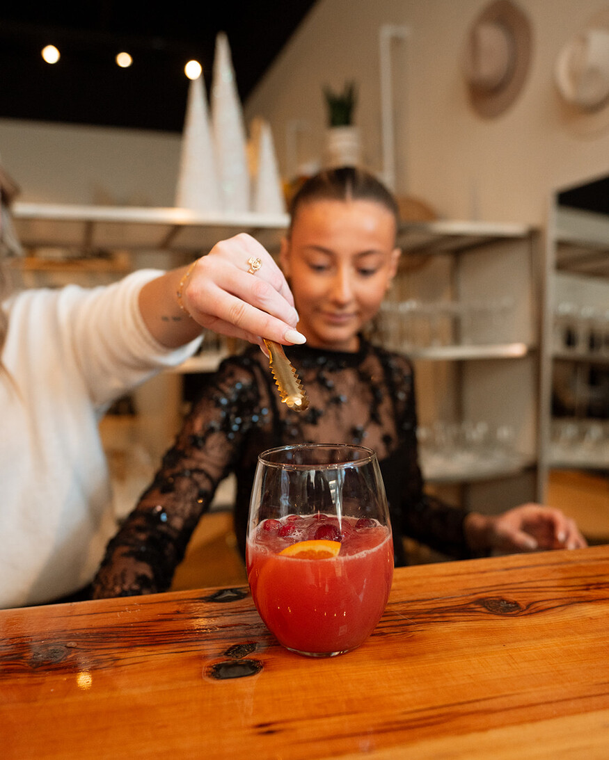 Lucy Paris Emmy Lace Sequin Top