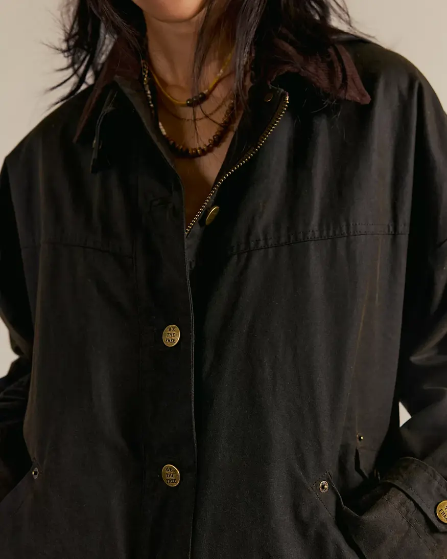 Free People Cori Waxed Jacket