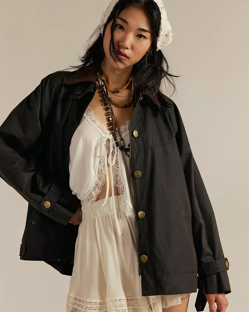 Free People Cori Waxed Jacket