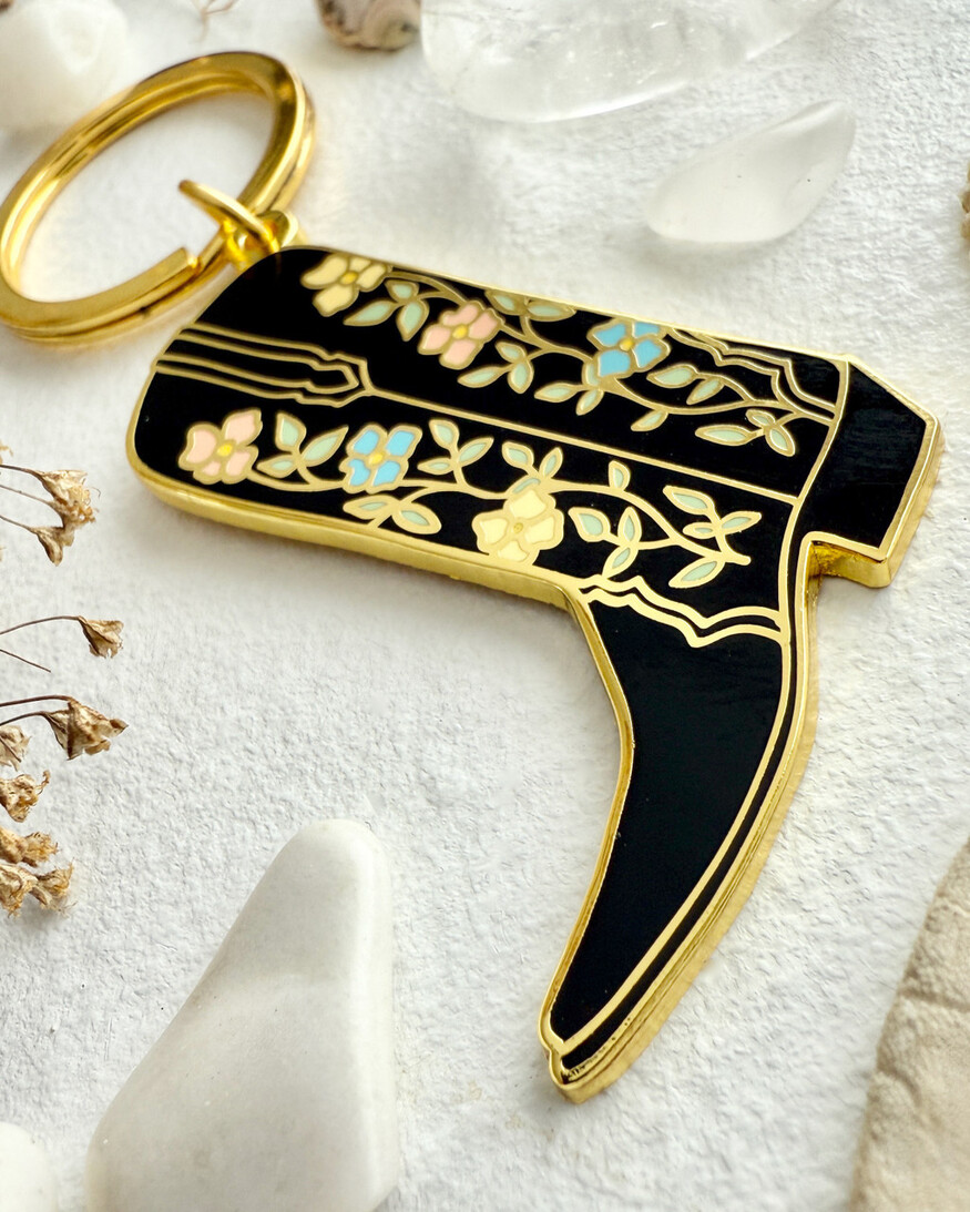 Dolly Cowboy Boot Keychain