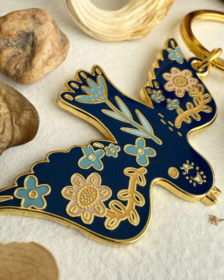 Freya Bird Keychain