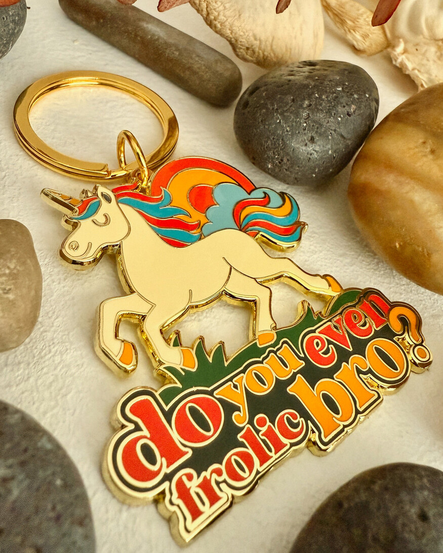 Frolic Unicorn Keychain