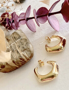 Oscar 5 Point Hoop Earring