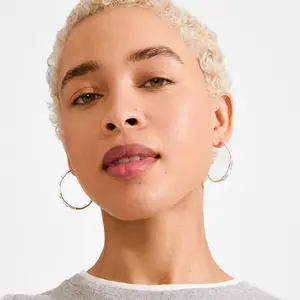 Pilgrim Ember Large Hoop