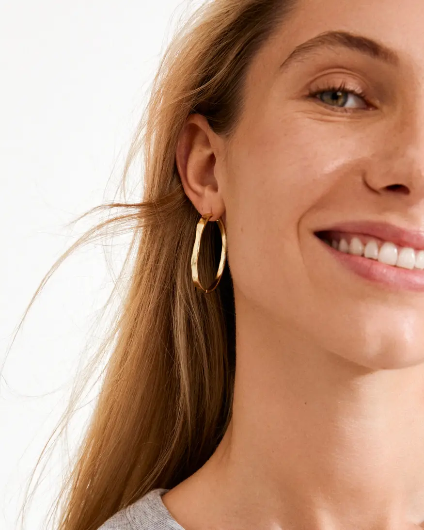 Pilgrim Ember Large Hoop