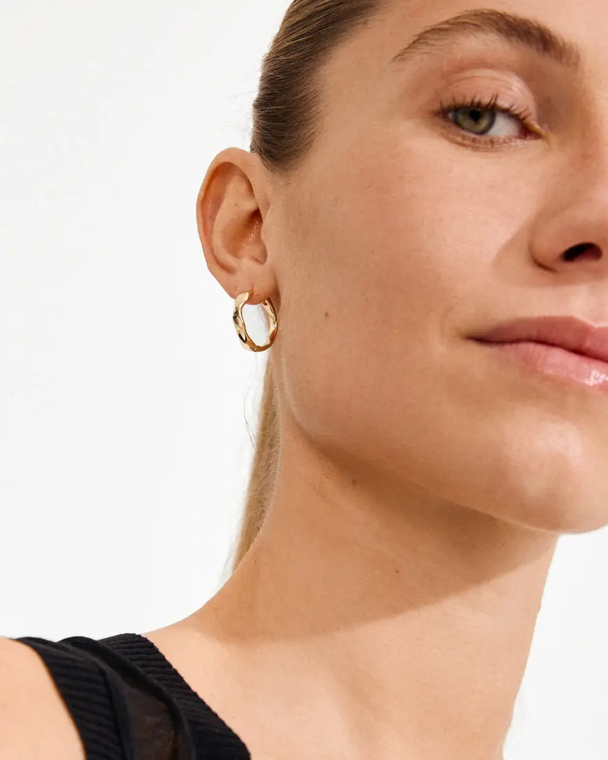 Pilgrim Ember Small Hoop