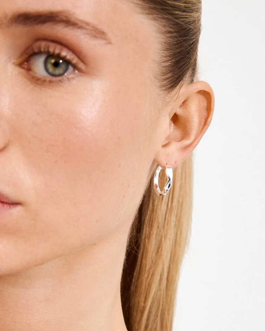 Pilgrim Ember Small Hoop