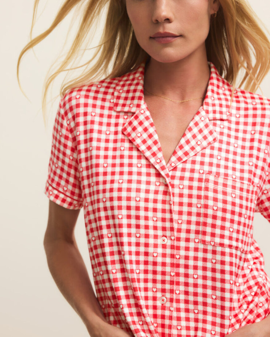 Z-Supply Gingham PJ Top