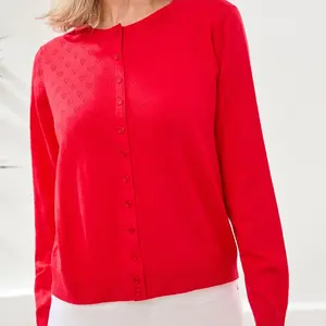 Tribal Laila Pointelle Cardi