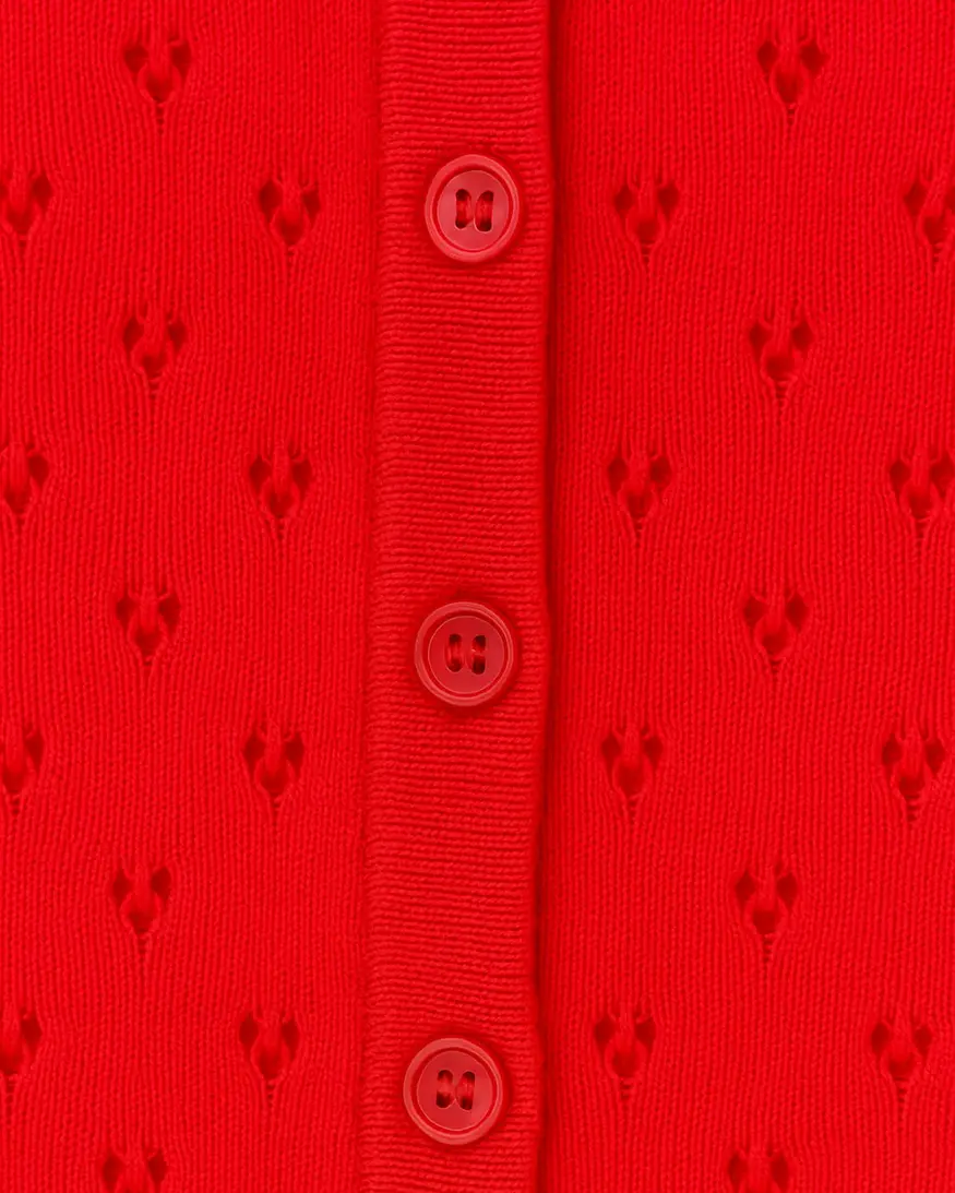 Tribal Laila Pointelle Cardi