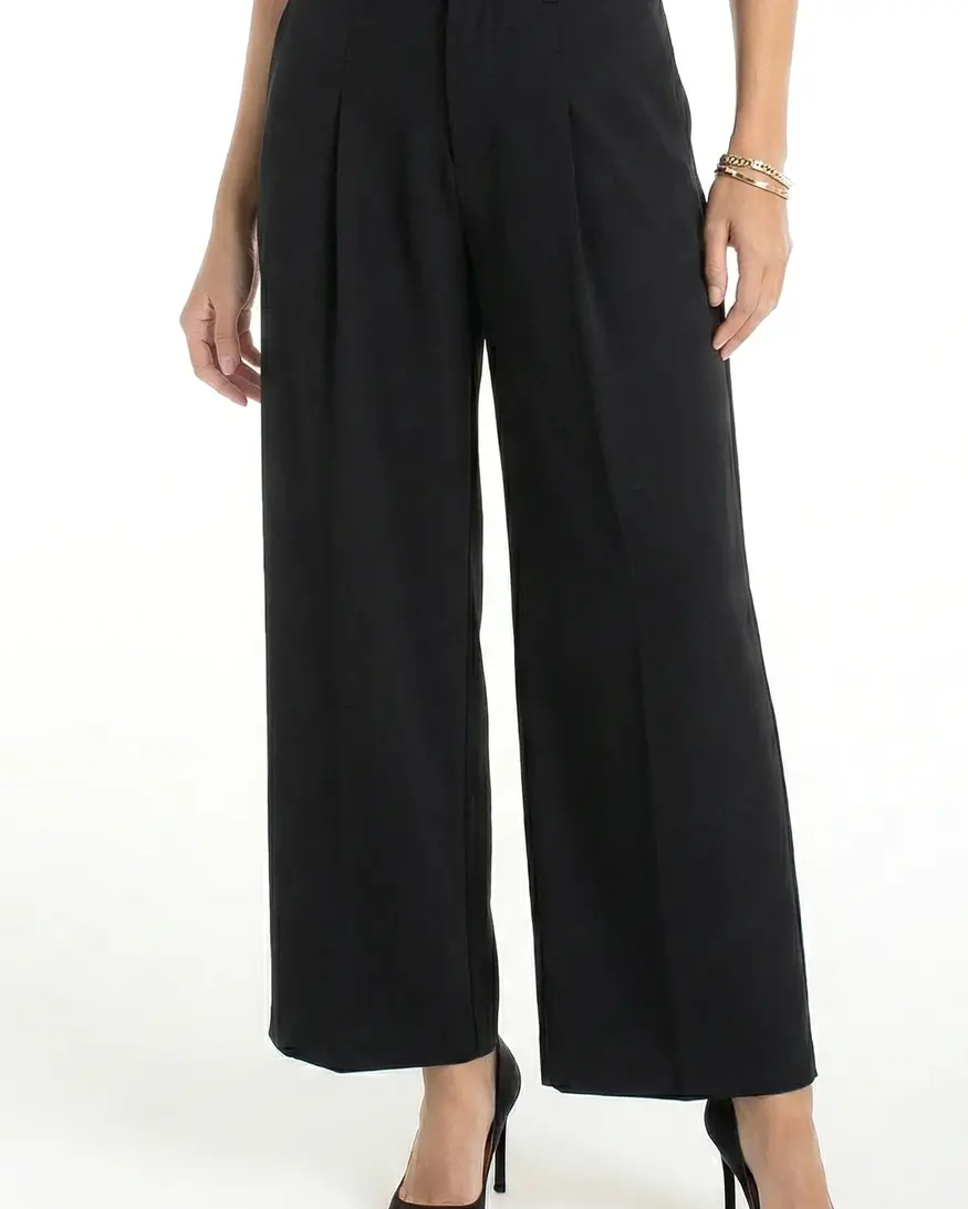 Liverpool Pleated Wide Leg Trouser